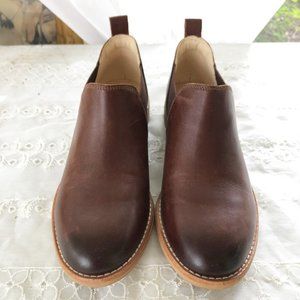 clarks edenvale page dark tan leather